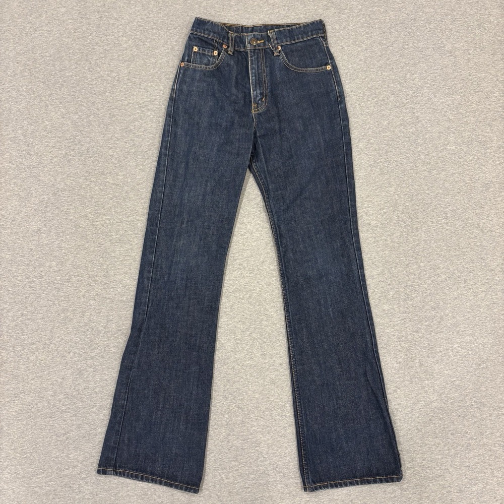 Vintage Levi's 517 Bootcut Jeans Women's Size 25x32 Blue Denim Cowboy Wide Leg